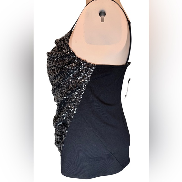 ✨ Lane Bryant NWT Black Sequin Camisole Top – Size 16 ✨ - Picture 6 of 11